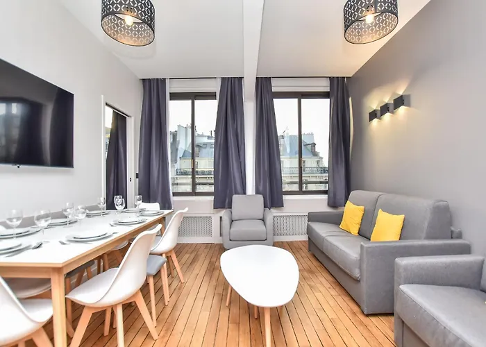 Authentic - 2br 8p - Near Opera Garnier דירה *